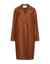 Harris Wharf London Coats In Brown