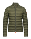 Save The Duck Down Jackets In Military Green
