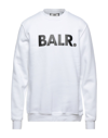 BALR. BALR. MAN SWEATSHIRT WHITE SIZE XL COTTON, POLYESTER