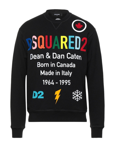 Dsquared2 Sweatshirts In Black