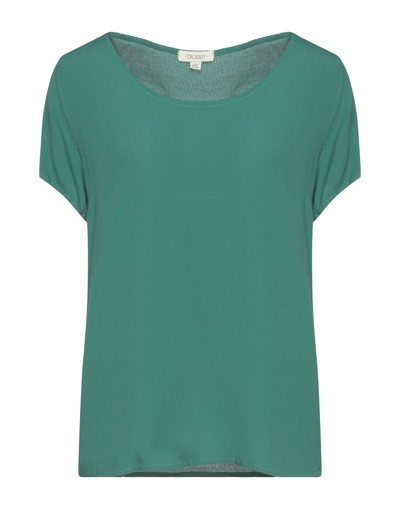 Crossley Blouses In Emerald Green