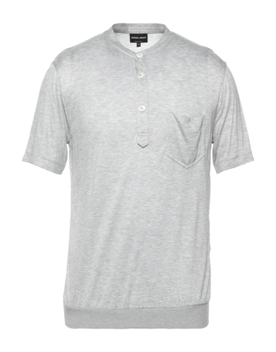 Giorgio Armani T-shirts In Grey