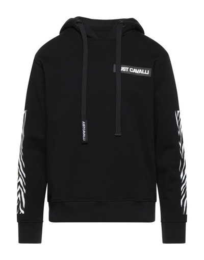 Just Cavalli Sweatshirts In Black