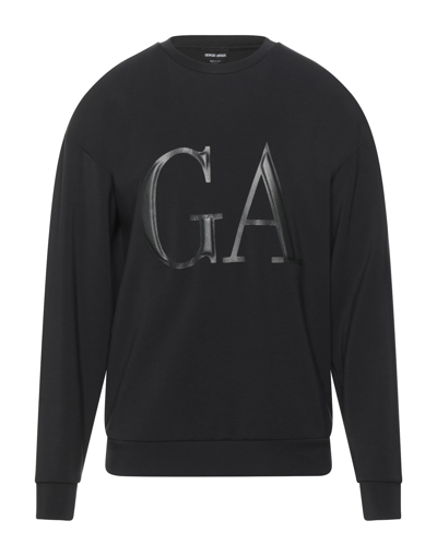 Giorgio Armani Sweatshirts In Black