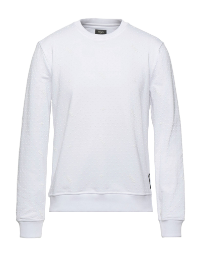 Fendi Sweatshirts In White