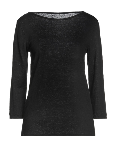Majestic T-shirts In Black