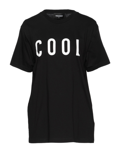 Dsquared2 T-shirts In Black