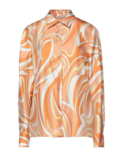 Emilio Pucci Shirts In Apricot