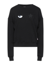 Chiara Ferragni Sweatshirts In Black