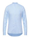 Grey Daniele Alessandrini Shirts In Blue