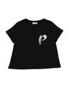 Pinko Up Kids' T-shirts In Black
