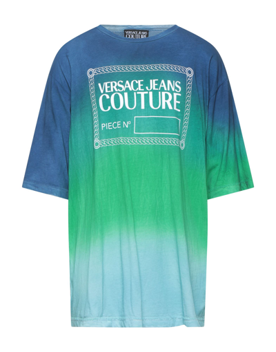 Versace Jeans Couture T-shirts In Green