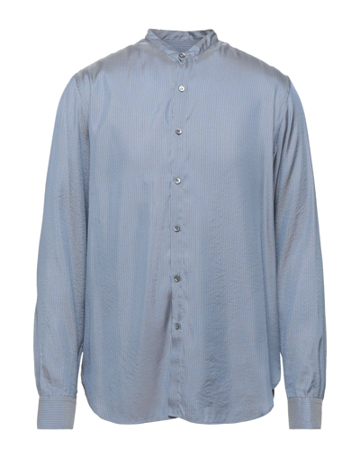 Giorgio Armani Shirts In Blue