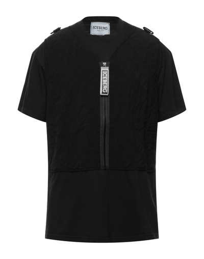 Iceberg T-shirts In Black