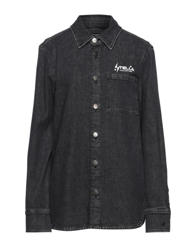 Stella Mccartney Denim Shirts In Grey