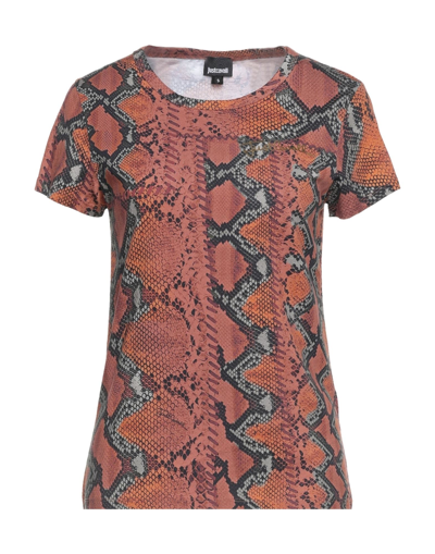 Just Cavalli T-shirts In Brown