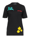 Dsquared2 T-shirts In Black