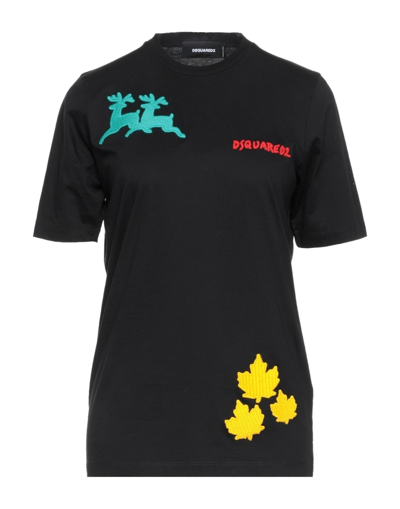 Dsquared2 T-shirts In Black