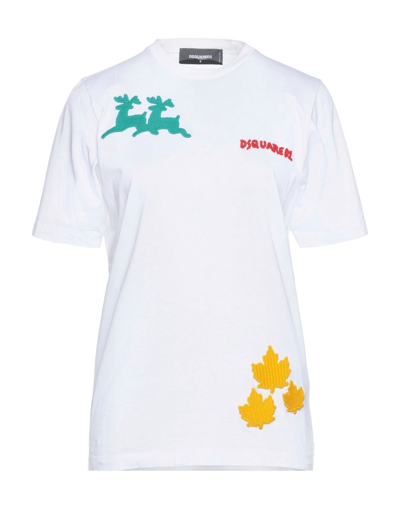 Dsquared2 T-shirts In White