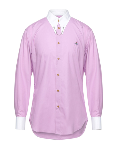 Vivienne Westwood Shirts In Light Purple
