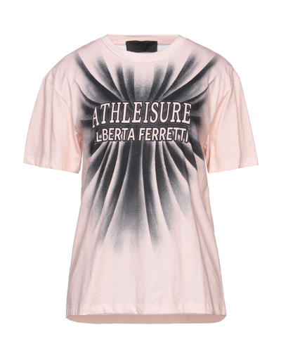 Alberta Ferretti T-shirts In Blush