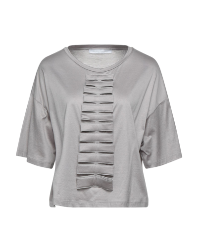 Alberto Zambelli T-shirts In Light Grey