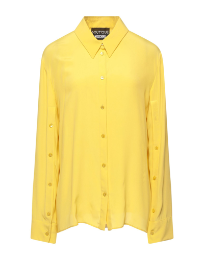 Boutique Moschino Shirts In Yellow