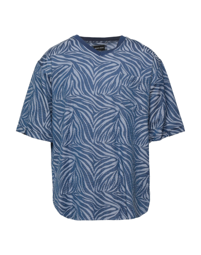 Giorgio Armani T-shirts In Blue