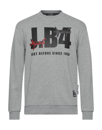 J·b4 Just Before Sweatshirts In Grey