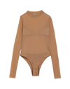 Not After Ten Woman Bodysuit Camel Size L Polyamide, Elastane In Beige