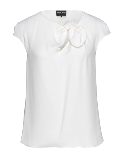 Giorgio Armani Tops In White