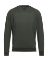 R3d Wöôd Man Sweatshirt Military Green Size Xl Cotton