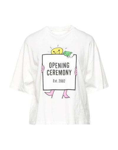 Opening Ceremony T-shirts In White