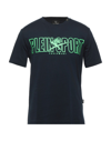 Plein Sport Man T-shirt Midnight Blue Size Xxl Cotton In Blue