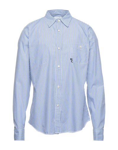 Master Coat Shirts In Blue