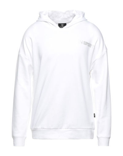 Plein Sport Sweatshirts In White