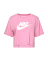 Nike T-shirts In Pink