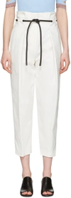 3.1 Phillip Lim / フィリップ リム Origami-pleated Trousers In Antique White