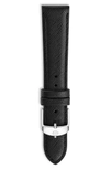MICHELE 18MM SAFFIANO LEATHER WATCH STRAP,MS18AA060400