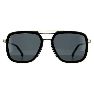Pre-owned Hugo Boss Sunglasses Boss 1235/s 807 Ir Black Gold Grey