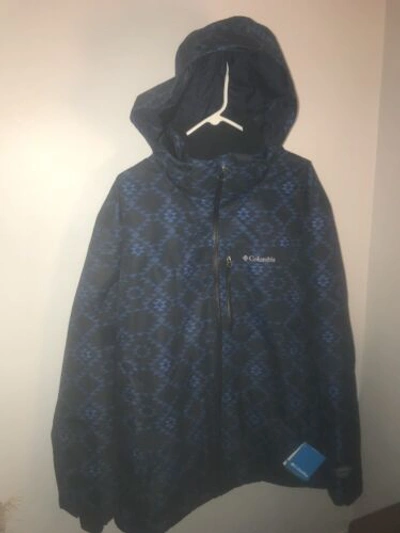 Pre-owned Columbia Mens  Hardpack Ski Printed Jacket (retail ) - Xxlarge