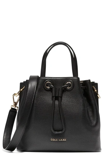 Cole Haan Small Grand Ambition Bucket Bag In Black