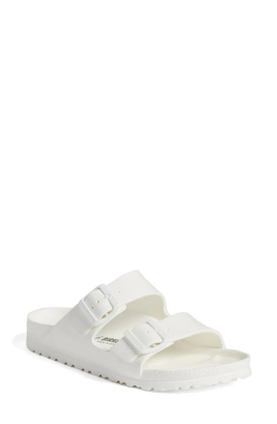 Birkenstock Arizona Waterproof Slide Sandal In White Eva