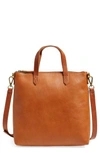 MADEWELL THE TRANSPORT LEATHER CROSSBODY BAG - BROWN,B2545