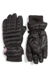 CANADA GOOSE LIGHTWEIGHT QUILTED DOWN GLOVES,5170L