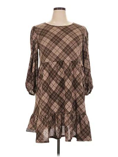 Pre-owned 52seven Casual Dress In Brown