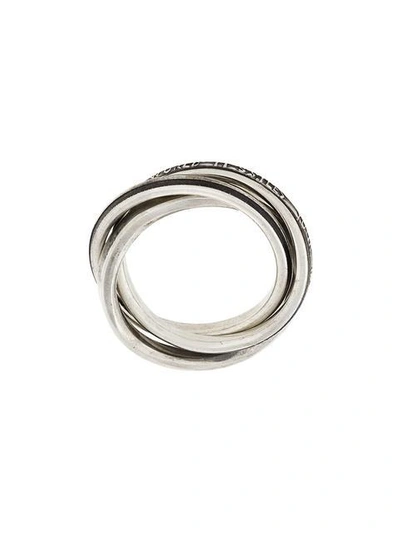 Werkstatt:münchen Stylised Ring In Silver