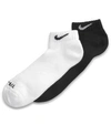 Nike Unisex Everyday Plus Cushioned Training Ankle Socks 6 Pairs In Black