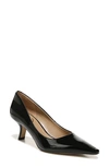 Sam Edelman Women's Bianka Pointed Toe Kitten Heel Pumps In Black Patent