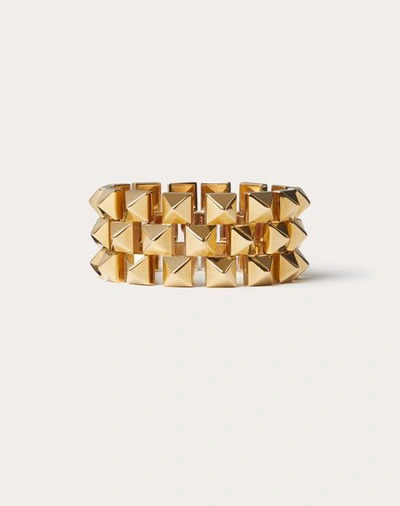 Valentino Garavani Stud Reign Metal Bracelet Woman Gold S